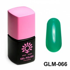 Гель-лак Мир Леди сверхстойкий - Зеленого цвета GLM-066